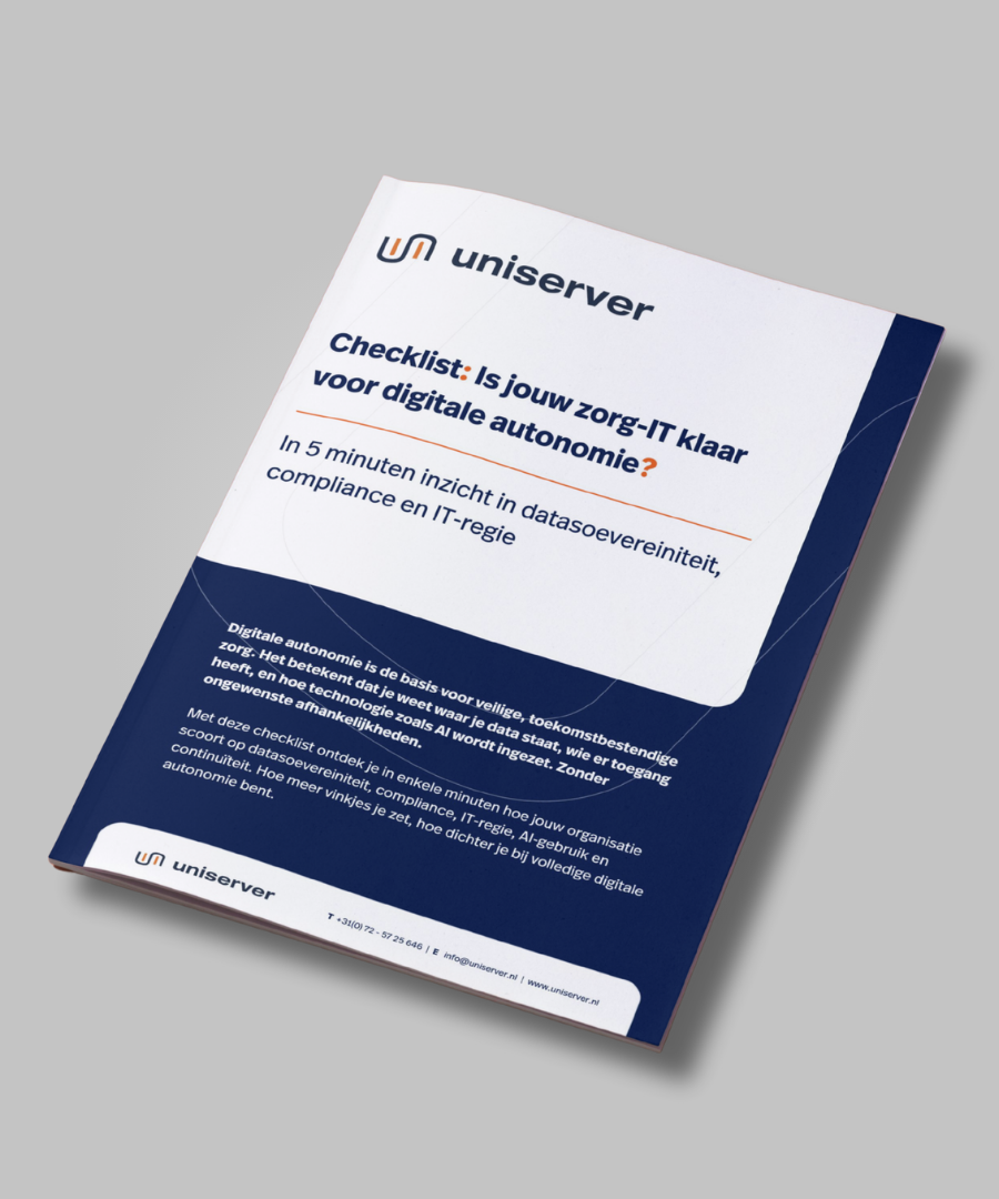 Checklist: Is jouw zorg-IT klaar voor digitale autonomie?